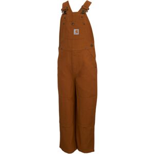 Carhartt boys Bib (Lined and Unlined) Overalls Carhartt Brown Canvas 7 US Carhartt boys Bib (Lined and Unlined) Overalls Carhartt Brown Canvas 7 US