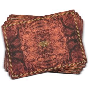 Pimpernel Walnut Burlap Collection Placemats Set of 4 Heat Resistant Mats Pimpernel Walnut Burlap Collection Placemats Set of 4 Heat Resistant Mats