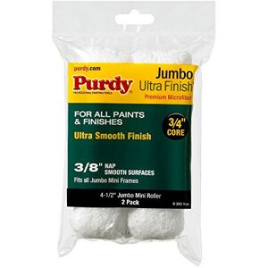 PURDY 140624052 2-Pack Mini Roller Replacements-4-1/2 Cover 3/8 inch One Size PURDY 140624052 2-Pack Mini Roller Replacements-4-1/2 Cover 3/8 inch One Size