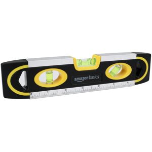 Amazon Basics 9-inch Easy to Use Magnetic Torpedo Level and Ruler with 180/90/4 Amazon Basics 9-inch Easy to Use Magnetic Torpedo Level and Ruler with 180/90/4