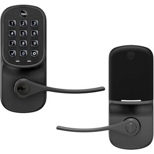 Yale Assure Lever Keypad with Z-Wave in Black Suede Yale Assure Lever Keypad with Z-Wave in Black Suede