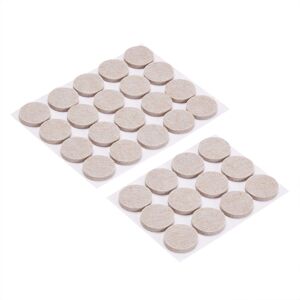 Amazon Basics Round Felt Furniture Pads 1 inch 32 Count 4 x 4 x 3/8"""" 4.7" Amazon Basics Round Felt Furniture Pads 1 inch 32 Count 4 x 4 x 3/8"""" 4.7"