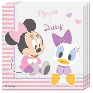 Disney Minnie Mouse 1st Birthday Disposable Napkins (Pack of 20) Disney Minnie Mouse 1st Birthday Disposable Napkins (Pack of 20)