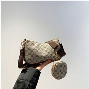 Unbranded (Khaki) Style Elegant Street Womens Pu Crossbody Bag Trendy Plaid Pattern With M Unbranded (Khaki) Style Elegant Street Womens Pu Crossbody Bag Trendy Plaid Pattern With M