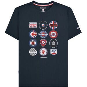 (3XL, Navy) Lambretta Mens SS25 Badge T-Shirt (3XL, Navy) Lambretta Mens SS25 Badge T-Shirt