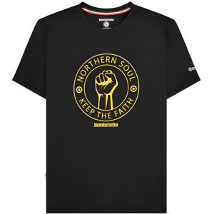 (5XL, Black/Gold) Lambretta Mens Northern Soul Big & Tall T-Shirt (5XL, Black/Gold) Lambretta Mens Northern Soul Big & Tall T-Shirt