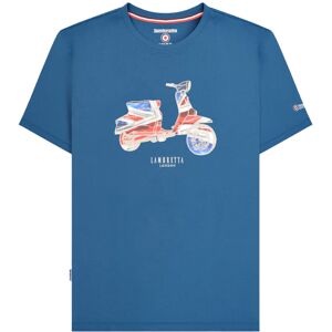 (XXL, Dark Blue) Lambretta Mens Scooter Flag Big & Tall T-Shirt (XXL, Dark Blue) Lambretta Mens Scooter Flag Big & Tall T-Shirt