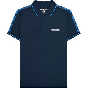 Lambretta Mens SS24 Paisley Taped Polo Shirt Lambretta Mens SS24 Paisley Taped Polo Shirt