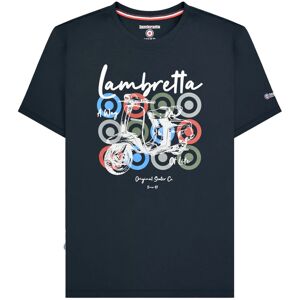 (M, Navy) Lambretta Mens Scooter Branded T-Shirt (M, Navy) Lambretta Mens Scooter Branded T-Shirt