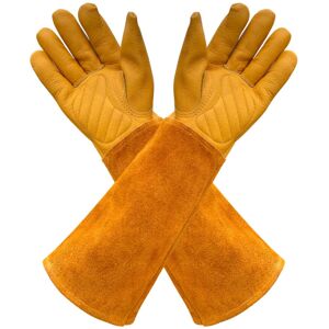 Nuo Wen Gardens Leather Gardening Gloves for Women and Men Thorn and Cut Proof Garden Nuo Wen Gardens Leather Gardening Gloves for Women and Men Thorn and Cut Proof Garden