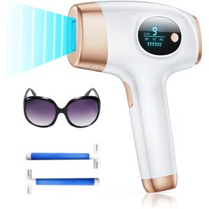 Unbranded (White Gold) Laser Hair Removal 999900 Flashes 3 in 1 Epilator Permanent Painles Unbranded (White Gold) Laser Hair Removal 999900 Flashes 3 in 1 Epilator Permanent Painles