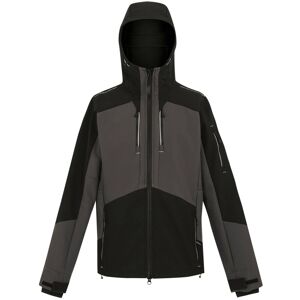 (XL, Slate Grey/Black) Regatta Mens 4Tex Stretch 3 Layer Soft Shell Jacket (XL, Slate Grey/Black) Regatta Mens 4Tex Stretch 3 Layer Soft Shell Jacket