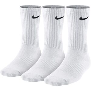 Nike Men's Cotton Cushion Crew Socks 3 Pack White Large Nike Men's Cotton Cushion Crew Socks 3 Pack White Large