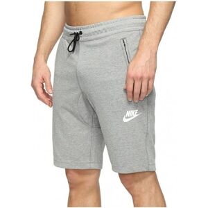 (XL) Nike Mens Fleece AV15 Sport Shorts Gym Sweat Grey (XL) Nike Mens Fleece AV15 Sport Shorts Gym Sweat Grey