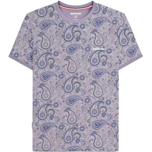(XXL, Dusk/Grey) Lambretta Mens SS25 Paisley T-Shirt (XXL, Dusk/Grey) Lambretta Mens SS25 Paisley T-Shirt