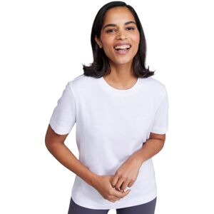 (6 UK, White) Animal Womens/Ladies Plain T-Shirt (6 UK, White) Animal Womens/Ladies Plain T-Shirt