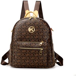 Unbranded (Brown) Womens Capacity Large Backpack Trendy Pu Leather Fashionable Stitching B Unbranded (Brown) Womens Capacity Large Backpack Trendy Pu Leather Fashionable Stitching B