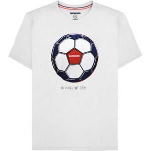 (XL R, White) Lambretta Mens Target Big & Tall Football T-Shirt (XL R, White) Lambretta Mens Target Big & Tall Football T-Shirt