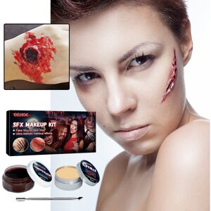 Unbranded Makeup Eelhoe Kit Skin Wax Set Horror Scar Halloween Prop Parties Cosmetics Unbranded Makeup Eelhoe Kit Skin Wax Set Horror Scar Halloween Prop Parties Cosmetics