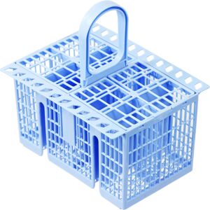 SPARES2GO Cutlery Basket for Indesit Dishwasher (Blue, 220 x 208 x 160mm) SPARES2GO Cutlery Basket for Indesit Dishwasher (Blue, 220 x 208 x 160mm)