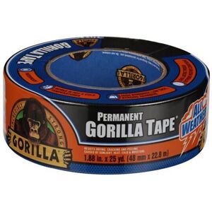Gorilla 1.88 in. x 10 yard Gorilla All Weather Tape Black - Pack of 6 Gorilla 1.88 in. x 10 yard Gorilla All Weather Tape Black - Pack of 6