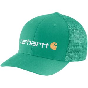 Carhartt Men's Rugged Flex Fitted Canvas Mesh-Back Logo Graphic Cap S Carhartt Men's Rugged Flex Fitted Canvas Mesh-Back Logo Graphic Cap S