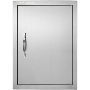 VEVOR BBQ Access Door 16W x 22H Inch Single Outdoor Kitchen Door Stainless Ste VEVOR BBQ Access Door 16W x 22H Inch Single Outdoor Kitchen Door Stainless Ste