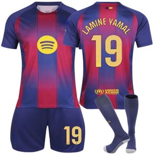 Unbranded (28(150-160CM)) 25/26 Red And Blue Home Soccer Activewear Printing #19 Lamine Ya Unbranded (28(150-160CM)) 25/26 Red And Blue Home Soccer Activewear Printing #19 Lamine Ya