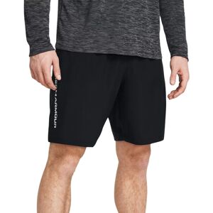 (M, Black) Under Armour Mens Technical Wordmark Woven Shorts (M, Black) Under Armour Mens Technical Wordmark Woven Shorts