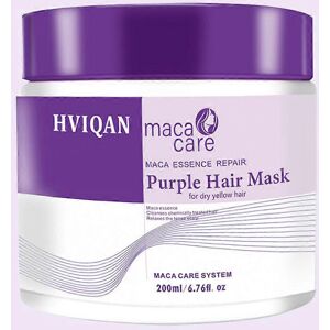 Unbranded (1Pcs) Purple Hair Mask, 200ml Maca Deep Repair Collagen Hair Mask for Dry Yello Unbranded (1Pcs) Purple Hair Mask, 200ml Maca Deep Repair Collagen Hair Mask for Dry Yello