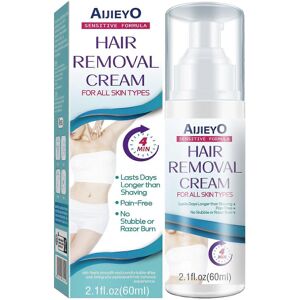 Unbranded (2PCS) 60ml Hair Removal Cream For Underarm, Bikini Area, Face, Arms, Legs, Ches Unbranded (2PCS) 60ml Hair Removal Cream For Underarm, Bikini Area, Face, Arms, Legs, Ches