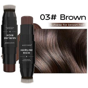 Unbranded (brown) Hair Root Cover Up Stick, Double Ended Temporary Hair Color Pencil, Hair Unbranded (brown) Hair Root Cover Up Stick, Double Ended Temporary Hair Color Pencil, Hair