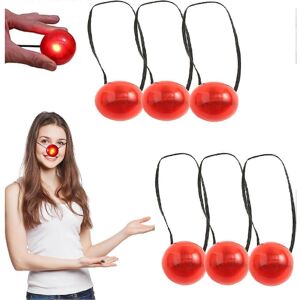 Unbranded (6 Pcs) LED Glowing Red Nose 3/6Pcs Funny Clown Nose for Red Nose Day,Blinking R Unbranded (6 Pcs) LED Glowing Red Nose 3/6Pcs Funny Clown Nose for Red Nose Day,Blinking R