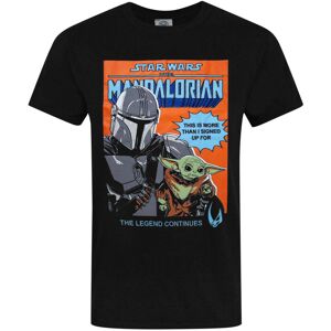 (XXL, Black) Star Wars Mens Baby Yoda Poster T-Shirt (XXL, Black) Star Wars Mens Baby Yoda Poster T-Shirt