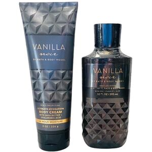 Bath & Body Works Bath Body Works Vanilla Noir Mens 3in1 Hair Face Body Wash and Body Cream 2 Pi Bath & Body Works Bath Body Works Vanilla Noir Mens 3in1 Hair Face Body Wash and Body Cream 2 Pi