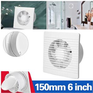 MDSRJONE 150mm 6-inch Indoor Extractor Fan - White, Wall-Mount, IPX4, 200m3/h, 40dB(A) at MDSRJONE 150mm 6-inch Indoor Extractor Fan - White, Wall-Mount, IPX4, 200m3/h, 40dB(A) at