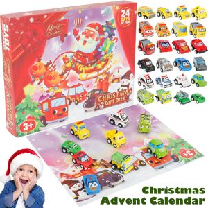 MDSRJONE Christmas Advent Calendar Christmas 24 Different Pull Back Cars Toys 24 Days New MDSRJONE Christmas Advent Calendar Christmas 24 Different Pull Back Cars Toys 24 Days New