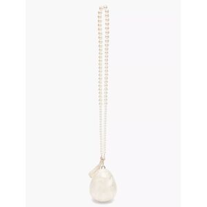 Unbranded Women Acrylic egg bag cute pearl Evening Clutch with beaded strap For Wedding Pa Unbranded Women Acrylic egg bag cute pearl Evening Clutch with beaded strap For Wedding Pa