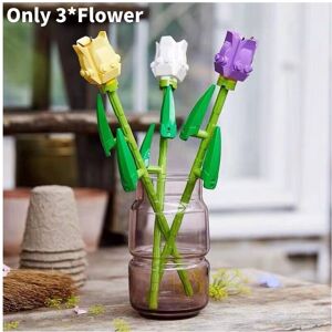 Unbranded (Tulip) Sunflowers Tulip Rose Diy Flower Building Block Decorations Gift Assembl Unbranded (Tulip) Sunflowers Tulip Rose Diy Flower Building Block Decorations Gift Assembl