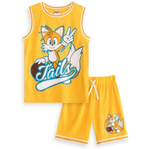 (4-5 Years) Sonic the Hedgehog 2 Piece Basketball Set (Boys Yellow) (4-5 Years) Sonic the Hedgehog 2 Piece Basketball Set (Boys Yellow)