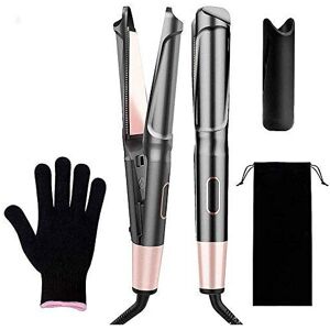 GreenZech (US Plug) 2-in-1 Far-infrared Hair Straighter Curler LCD Digital Temperature Dis GreenZech (US Plug) 2-in-1 Far-infrared Hair Straighter Curler LCD Digital Temperature Dis