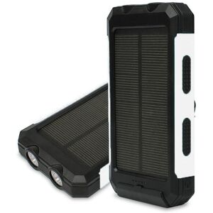 GreenZech (Blue) 8000mAh Waterproof Solar Power Bank with Compass, Dual USB & 2 LED Lights GreenZech (Blue) 8000mAh Waterproof Solar Power Bank with Compass, Dual USB & 2 LED Lights