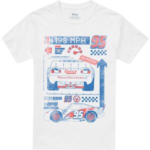 Disney (5XL, White) Cars Mens 198 MPH Lightning McQueen T-Shirt Disney (5XL, White) Cars Mens 198 MPH Lightning McQueen T-Shirt