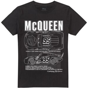 Disney (M, Black) Cars Mens Lightning McQueen Outline T-Shirt Disney (M, Black) Cars Mens Lightning McQueen Outline T-Shirt