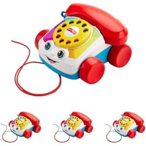 Fisher-Price Toddler Pull Toy Chatter Telephone Pretend Phone with Rotary Dial a Fisher-Price Toddler Pull Toy Chatter Telephone Pretend Phone with Rotary Dial a