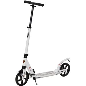 HOMCOM Folding Kick Scooter, Adjustable Ride On Scooter with 200mm Big Wheels an HOMCOM Folding Kick Scooter, Adjustable Ride On Scooter with 200mm Big Wheels an