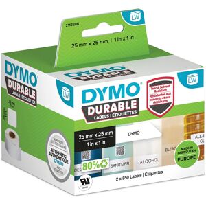 Dymo LW Durable Industrial Labels for LabelWriter Label Printers, White Poly, 25 Dymo LW Durable Industrial Labels for LabelWriter Label Printers, White Poly, 25
