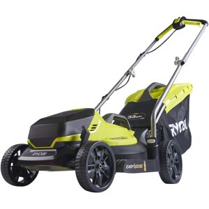 Ryobi OLM1833B 18V ONE+ Cordless 33cm Lawnmower (Body Only), Anthracite/Green Ryobi OLM1833B 18V ONE+ Cordless 33cm Lawnmower (Body Only), Anthracite/Green