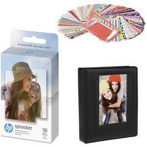 HP Sprocket 2x3 Premium Zink Sticky Back Photo Paper (50 Pack) Compatible with H HP Sprocket 2x3 Premium Zink Sticky Back Photo Paper (50 Pack) Compatible with H