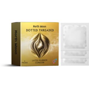 Unbranded North Moon Latex Rubber Condom, Couple Body Safety Protection Thread Hyaluronic Unbranded North Moon Latex Rubber Condom, Couple Body Safety Protection Thread Hyaluronic